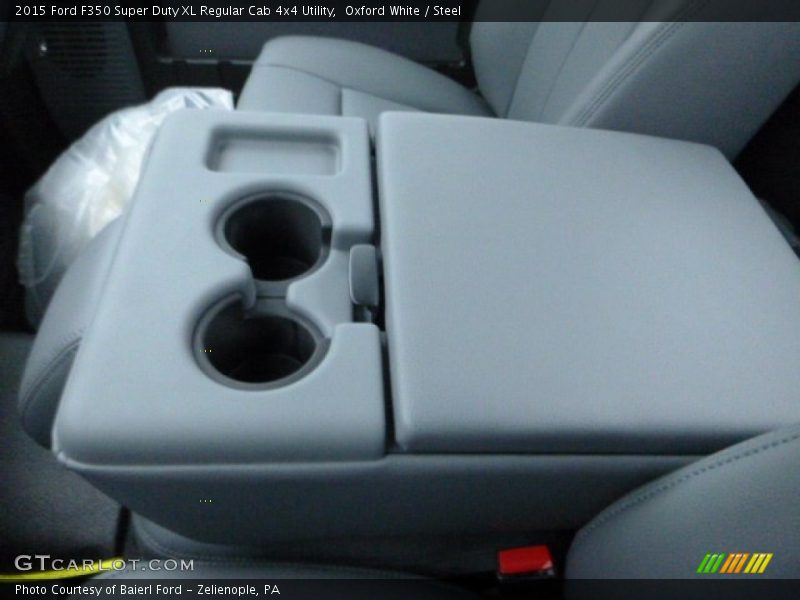 Oxford White / Steel 2015 Ford F350 Super Duty XL Regular Cab 4x4 Utility
