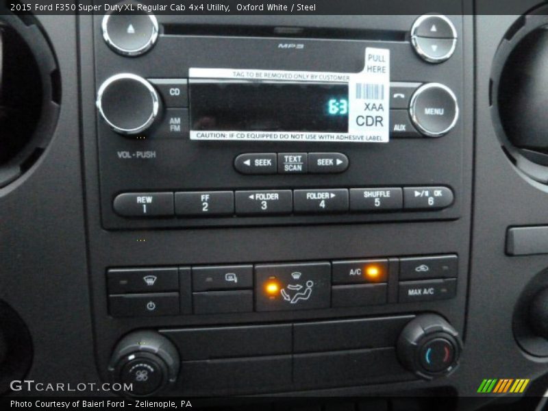 Oxford White / Steel 2015 Ford F350 Super Duty XL Regular Cab 4x4 Utility