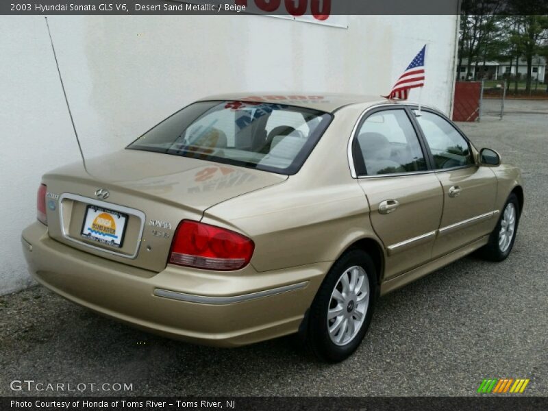 Desert Sand Metallic / Beige 2003 Hyundai Sonata GLS V6