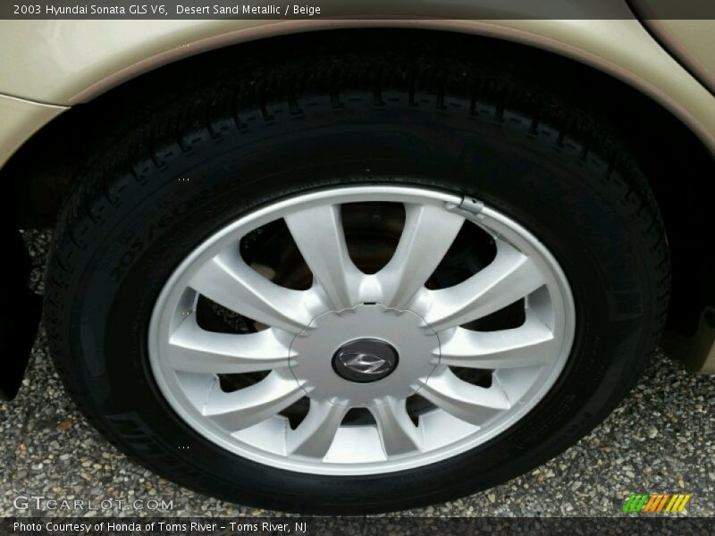 Desert Sand Metallic / Beige 2003 Hyundai Sonata GLS V6