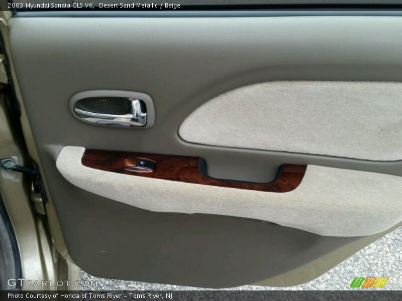 Desert Sand Metallic / Beige 2003 Hyundai Sonata GLS V6