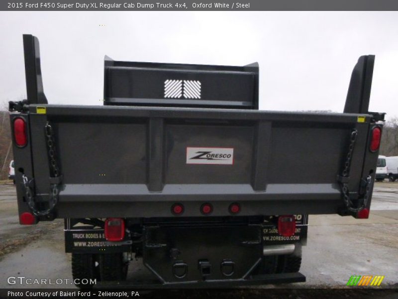 Oxford White / Steel 2015 Ford F450 Super Duty XL Regular Cab Dump Truck 4x4