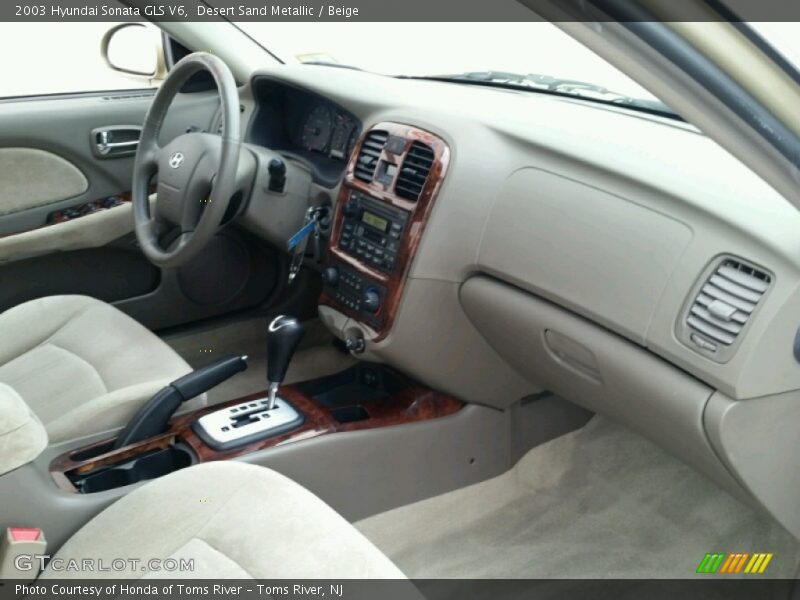 Desert Sand Metallic / Beige 2003 Hyundai Sonata GLS V6