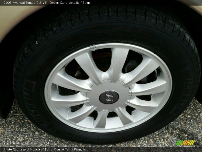Desert Sand Metallic / Beige 2003 Hyundai Sonata GLS V6