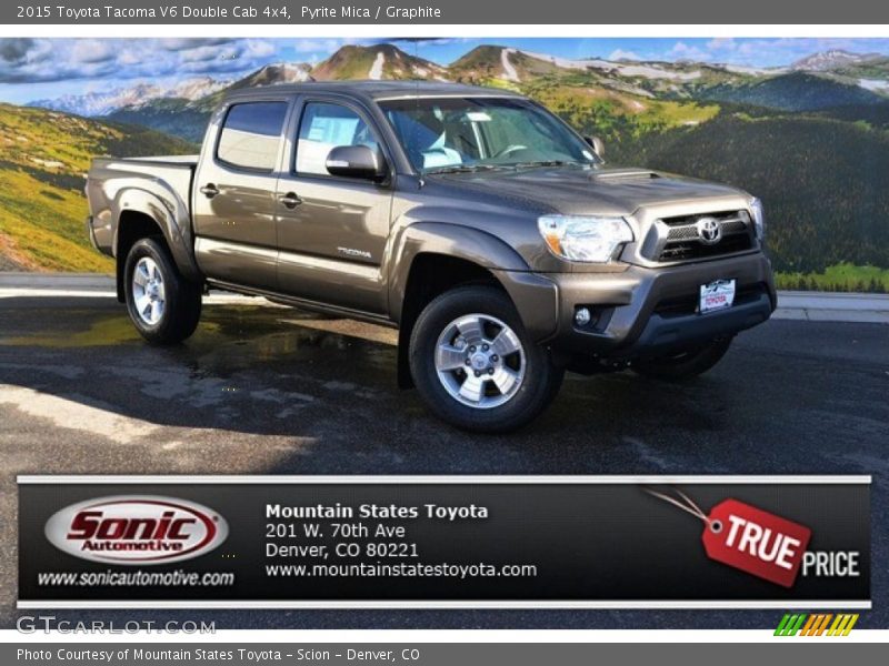 Pyrite Mica / Graphite 2015 Toyota Tacoma V6 Double Cab 4x4