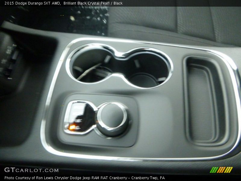 Brilliant Black Crystal Pearl / Black 2015 Dodge Durango SXT AWD