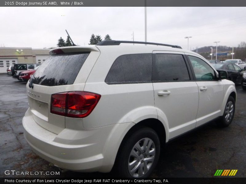 White / Black 2015 Dodge Journey SE AWD