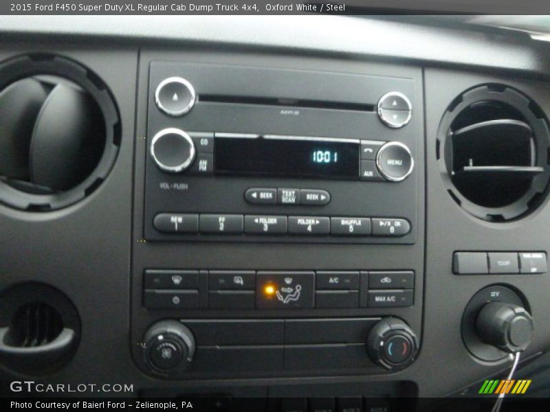 Oxford White / Steel 2015 Ford F450 Super Duty XL Regular Cab Dump Truck 4x4