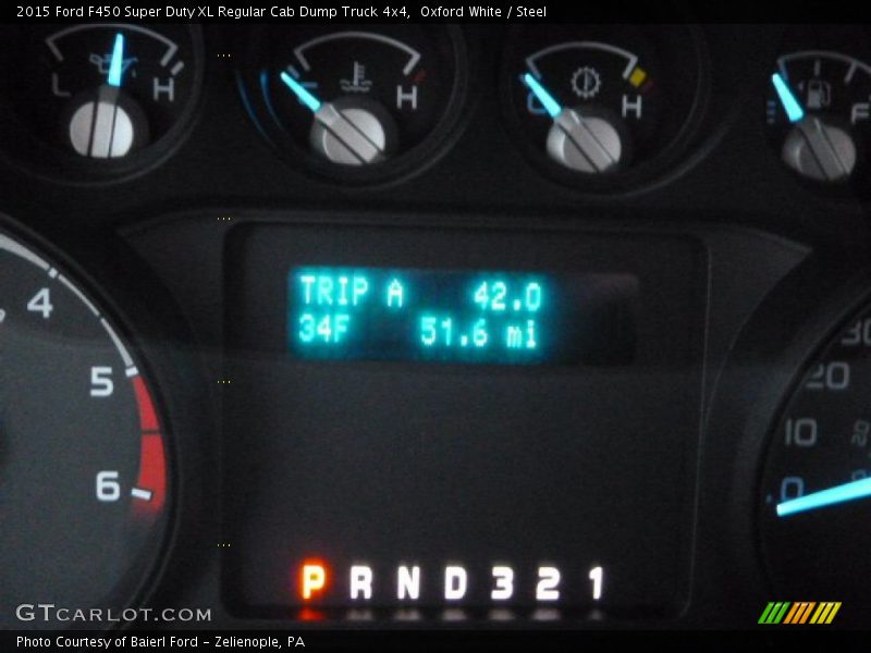 Oxford White / Steel 2015 Ford F450 Super Duty XL Regular Cab Dump Truck 4x4