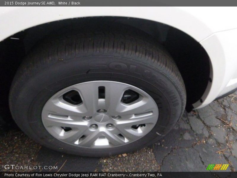 White / Black 2015 Dodge Journey SE AWD