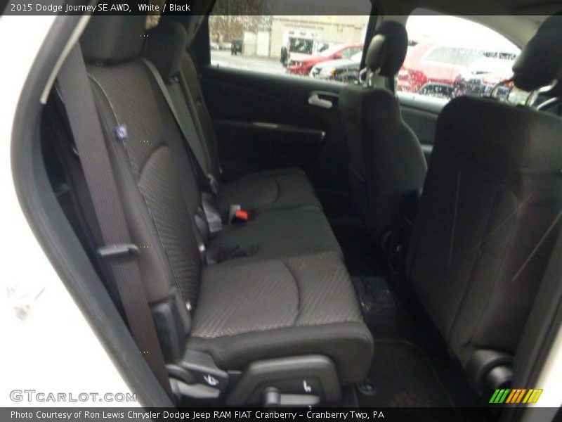 White / Black 2015 Dodge Journey SE AWD