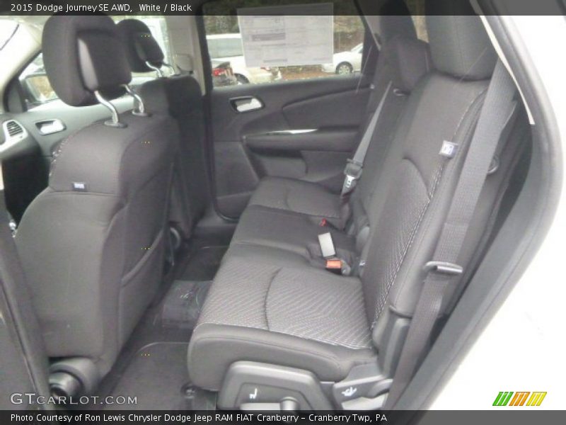 White / Black 2015 Dodge Journey SE AWD
