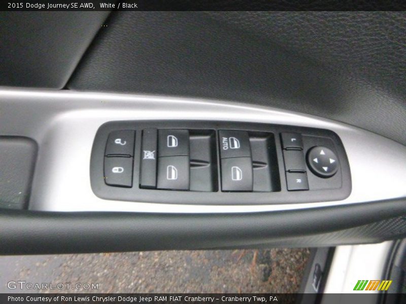 White / Black 2015 Dodge Journey SE AWD
