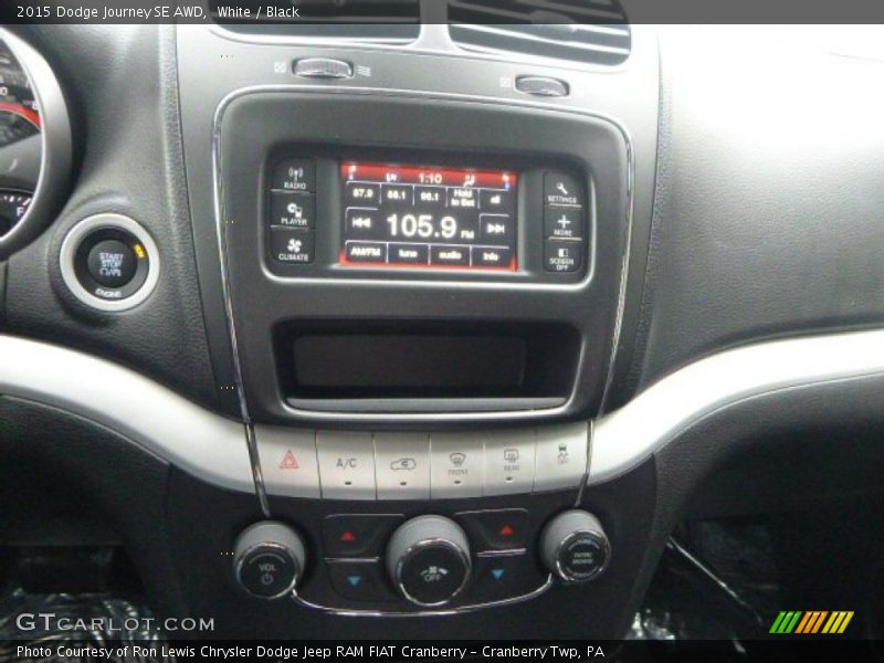 White / Black 2015 Dodge Journey SE AWD