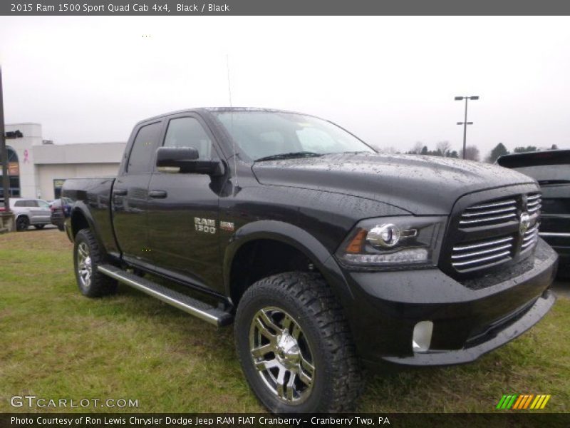 Black / Black 2015 Ram 1500 Sport Quad Cab 4x4