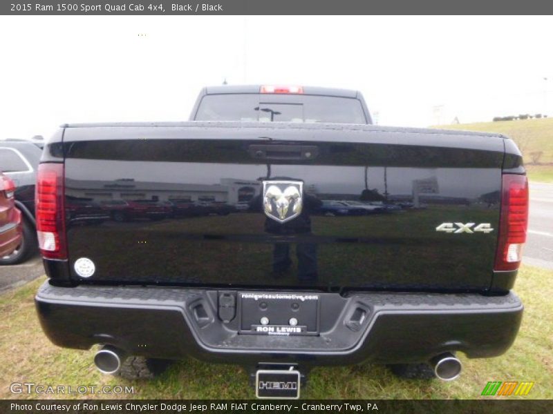 Black / Black 2015 Ram 1500 Sport Quad Cab 4x4