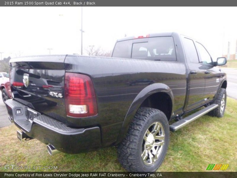 Black / Black 2015 Ram 1500 Sport Quad Cab 4x4