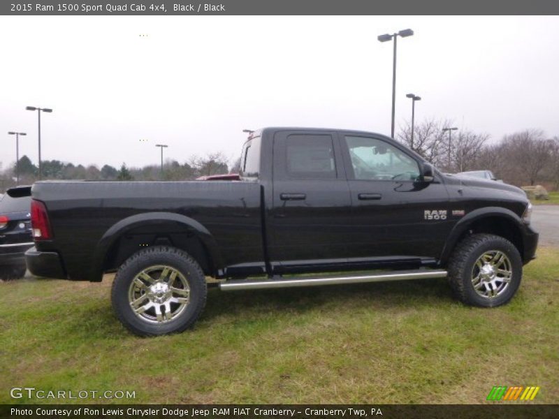 Black / Black 2015 Ram 1500 Sport Quad Cab 4x4