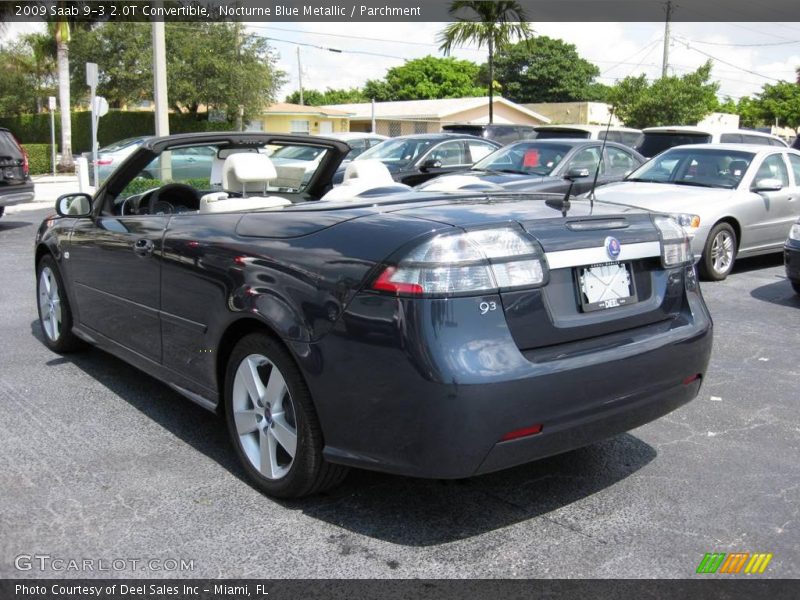 Nocturne Blue Metallic / Parchment 2009 Saab 9-3 2.0T Convertible