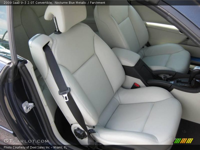Nocturne Blue Metallic / Parchment 2009 Saab 9-3 2.0T Convertible