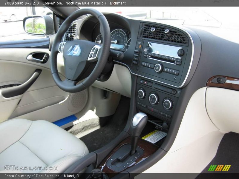 Nocturne Blue Metallic / Parchment 2009 Saab 9-3 2.0T Convertible