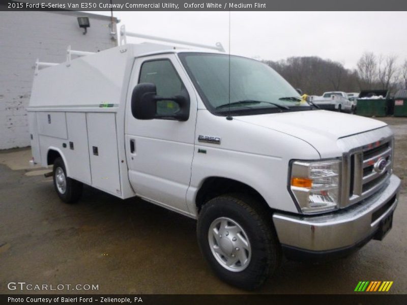 Oxford White / Medium Flint 2015 Ford E-Series Van E350 Cutaway Commercial Utility
