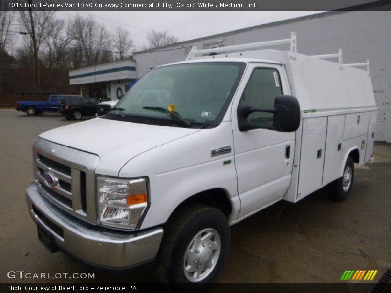 Oxford White / Medium Flint 2015 Ford E-Series Van E350 Cutaway Commercial Utility