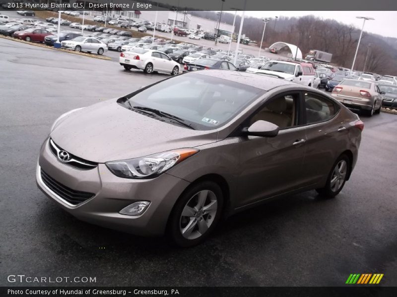 Desert Bronze / Beige 2013 Hyundai Elantra GLS