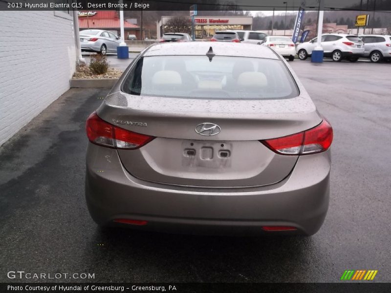 Desert Bronze / Beige 2013 Hyundai Elantra GLS