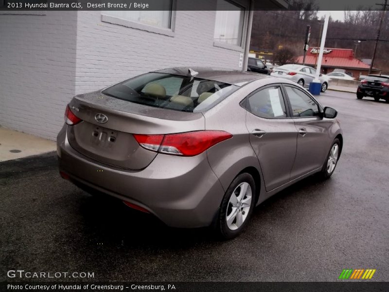 Desert Bronze / Beige 2013 Hyundai Elantra GLS
