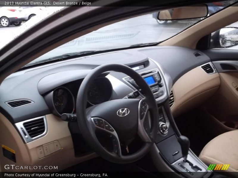 Desert Bronze / Beige 2013 Hyundai Elantra GLS