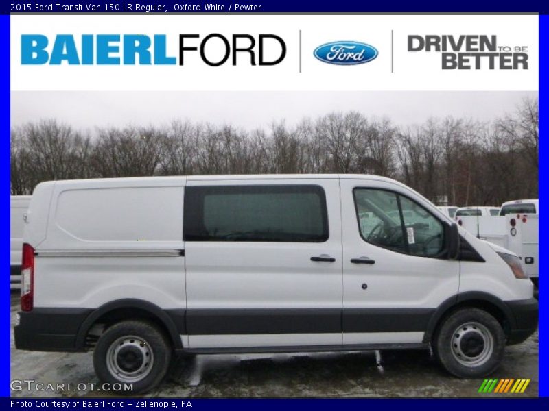 Oxford White / Pewter 2015 Ford Transit Van 150 LR Regular