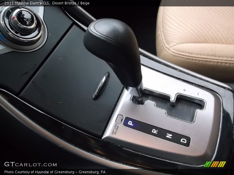 Desert Bronze / Beige 2013 Hyundai Elantra GLS