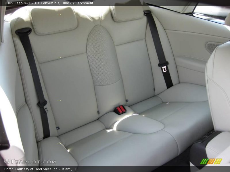 Black / Parchment 2009 Saab 9-3 2.0T Convertible