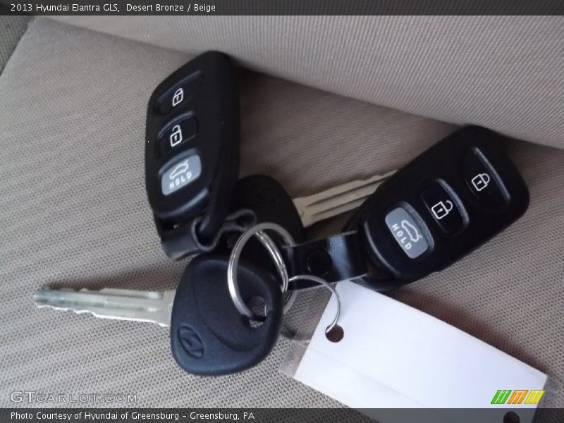 Desert Bronze / Beige 2013 Hyundai Elantra GLS