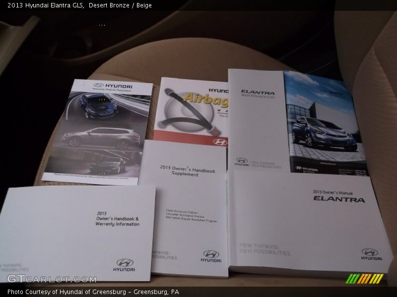 Desert Bronze / Beige 2013 Hyundai Elantra GLS