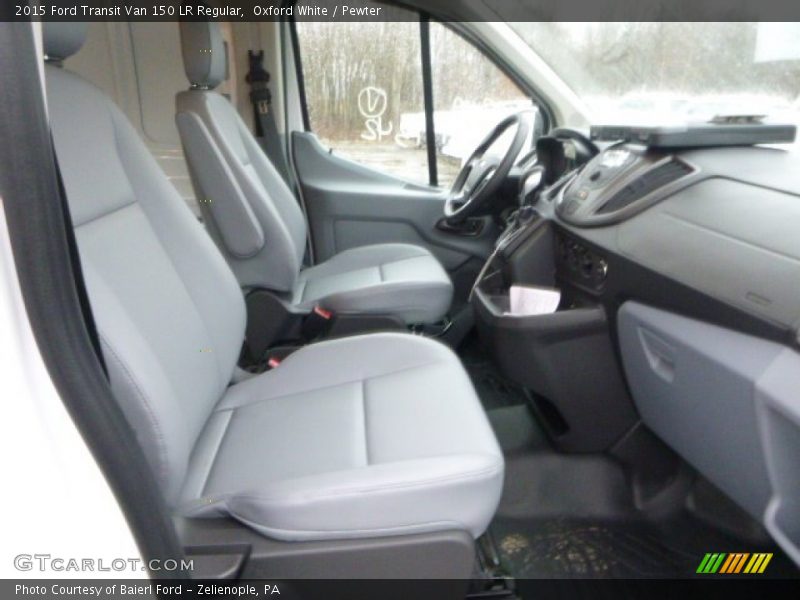 Oxford White / Pewter 2015 Ford Transit Van 150 LR Regular