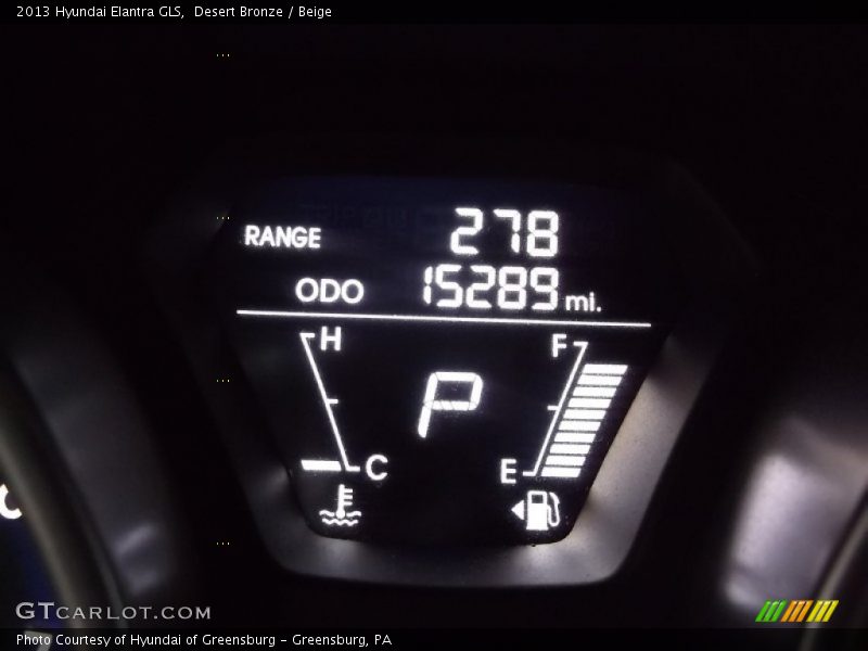 Desert Bronze / Beige 2013 Hyundai Elantra GLS