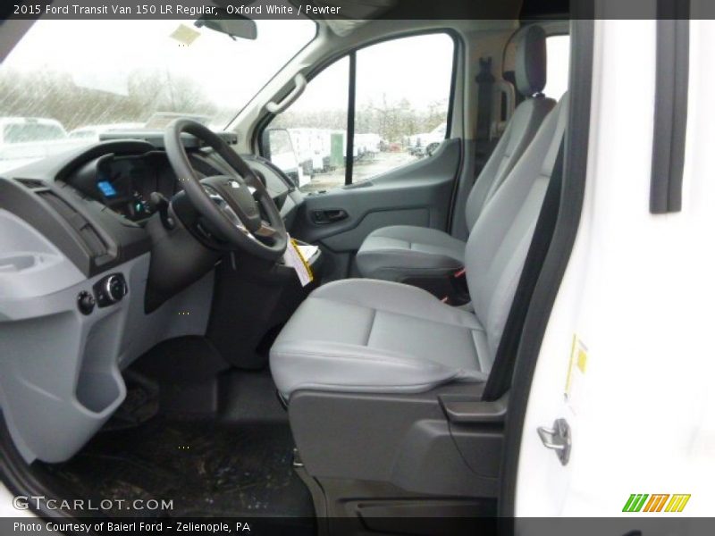 Oxford White / Pewter 2015 Ford Transit Van 150 LR Regular