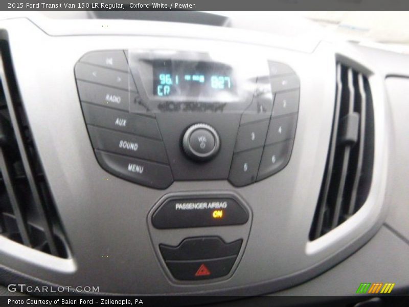 Oxford White / Pewter 2015 Ford Transit Van 150 LR Regular