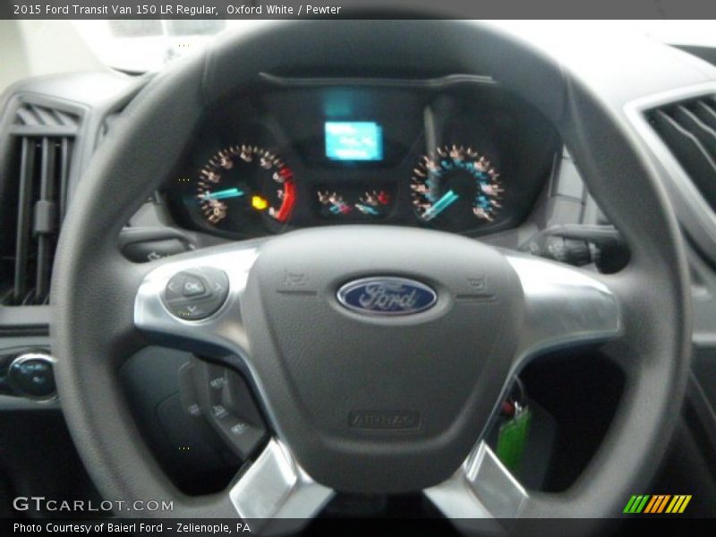 Oxford White / Pewter 2015 Ford Transit Van 150 LR Regular