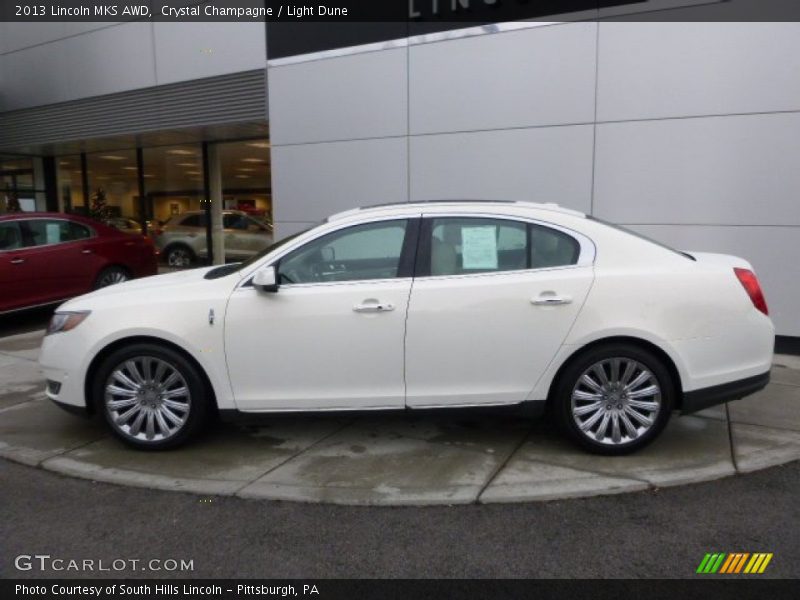  2013 MKS AWD Crystal Champagne