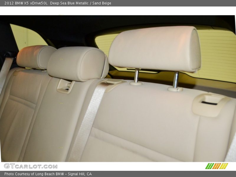 Deep Sea Blue Metallic / Sand Beige 2012 BMW X5 xDrive50i