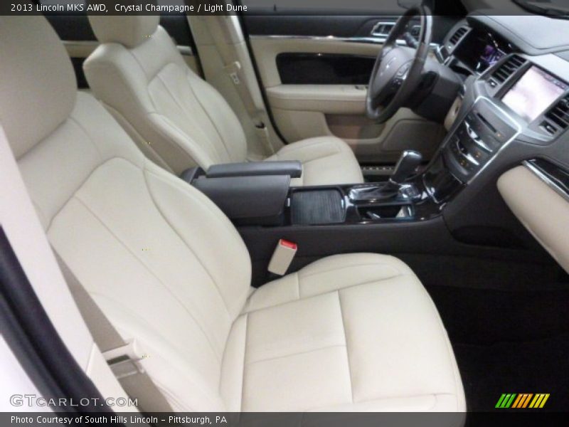 Crystal Champagne / Light Dune 2013 Lincoln MKS AWD