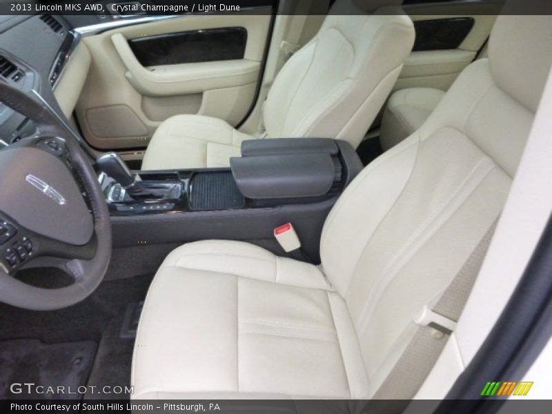 Crystal Champagne / Light Dune 2013 Lincoln MKS AWD
