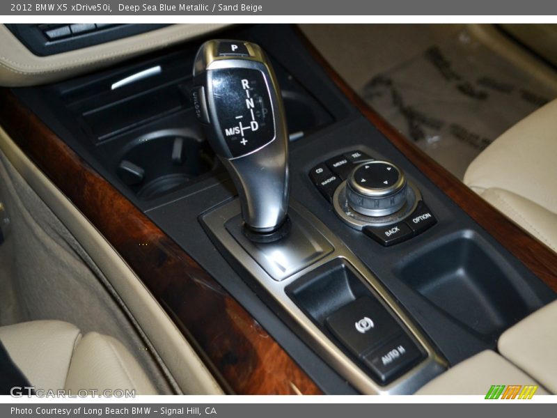 Deep Sea Blue Metallic / Sand Beige 2012 BMW X5 xDrive50i