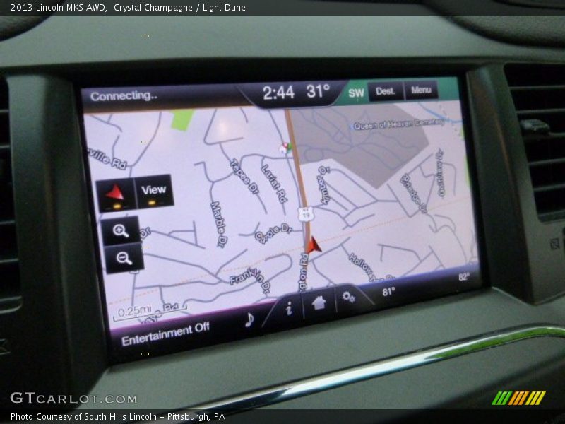 Crystal Champagne / Light Dune 2013 Lincoln MKS AWD