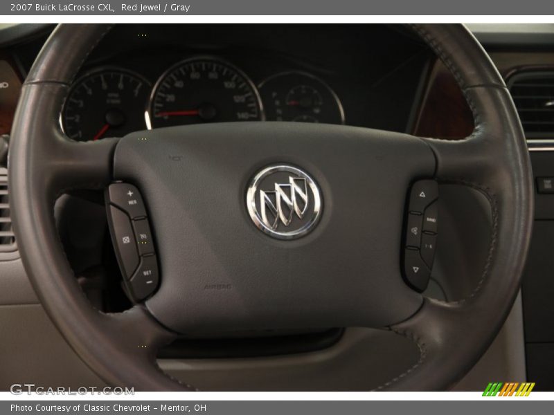 Red Jewel / Gray 2007 Buick LaCrosse CXL