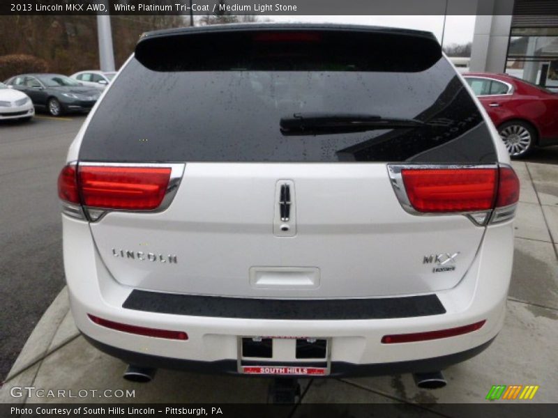 White Platinum Tri-Coat / Medium Light Stone 2013 Lincoln MKX AWD