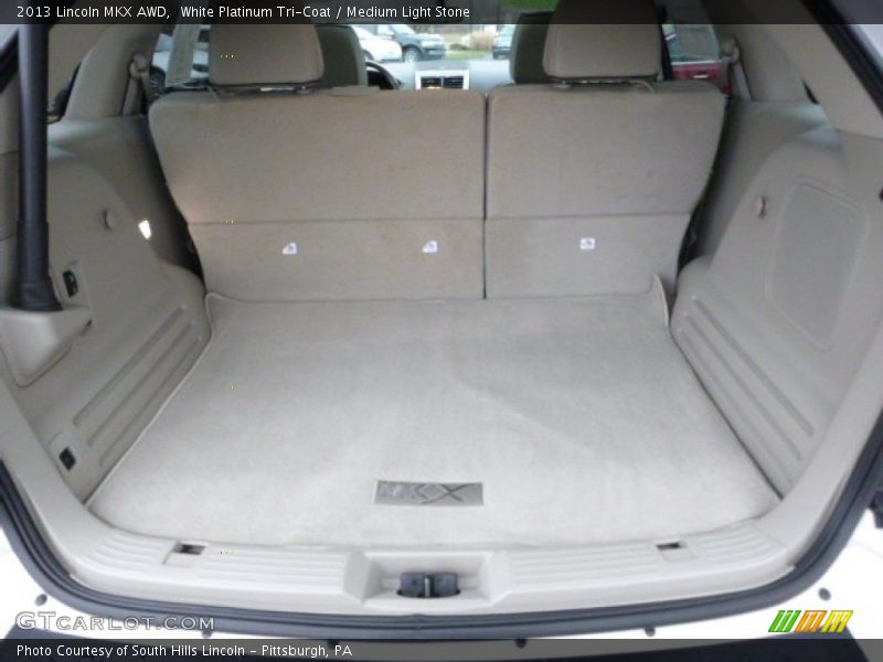 White Platinum Tri-Coat / Medium Light Stone 2013 Lincoln MKX AWD